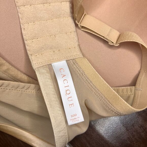 Cacique nude plunge bra 50D - Picture 4 of 5